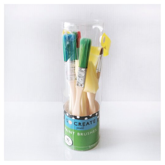 Go Create Paint Brushes 10 Pack - 5053526576325