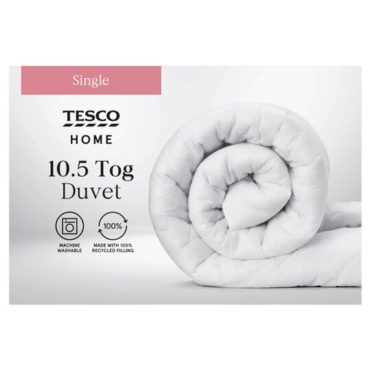 Tesco 10.5 Tog Duvet Single - 5053526650919