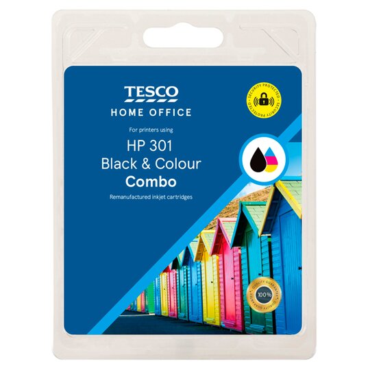 Tesco Remanufactured HP 301 Multipack Ink Cartridges - 5053947063374