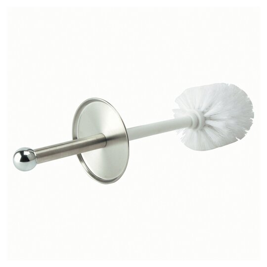 Tesco Brushed Chrome Toilet Brush - 5053947201202