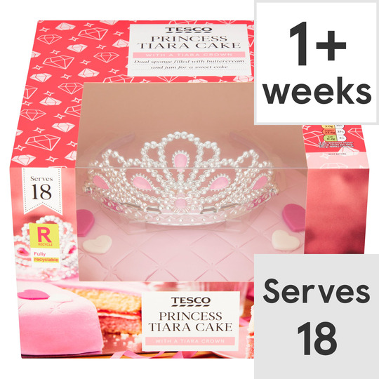 Tesco Princess Tiara Cake - 5054268977234