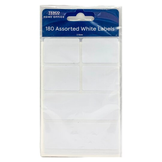 Tesco Assorted White Labels - 5054268991551