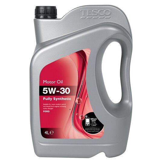 Tesco 5W30 Fully Synthetic Oil Ford 4L - 5054402022257