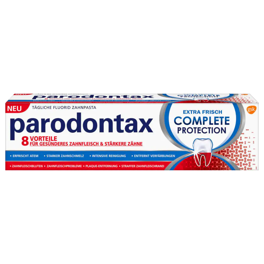 Parodontax Zahncreme Complete Protection Extra Frisch 75ml - 5054563036636