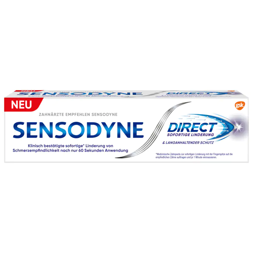 Sensodyne Zahncreme Direct 75ml - 5054563125910