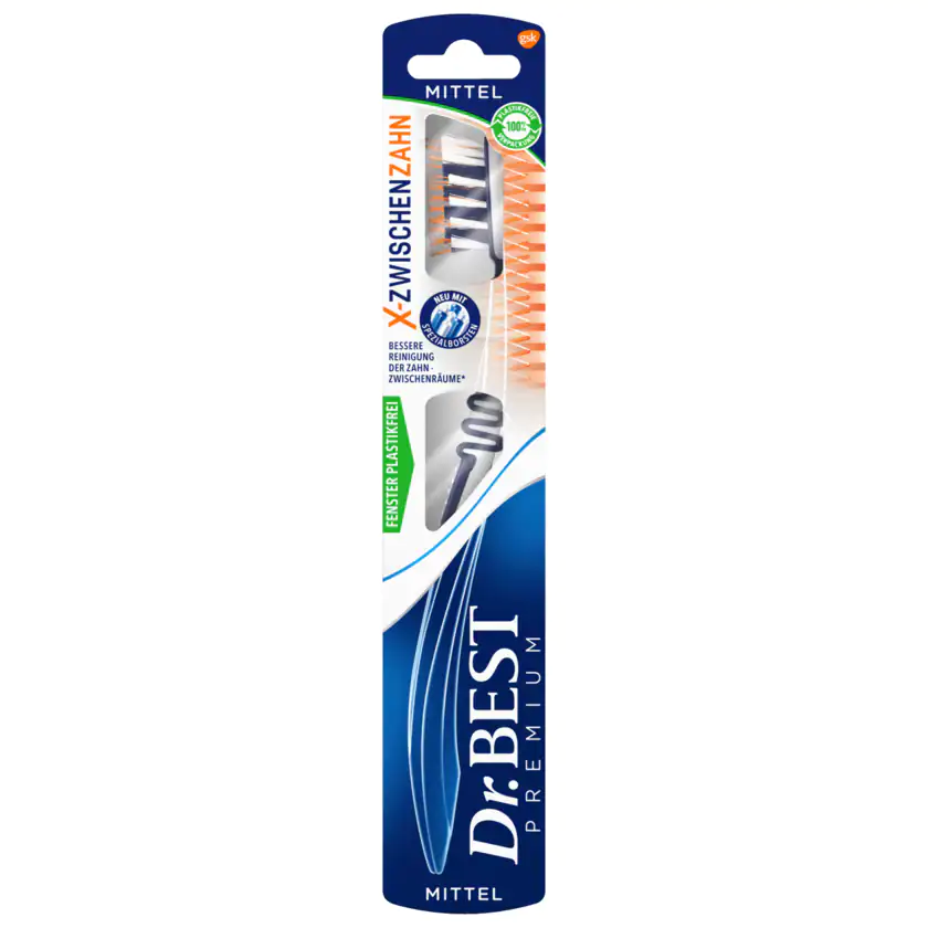 Dr. Best Zahnbürste X-Zwischenzahn mittel - 5054563924759