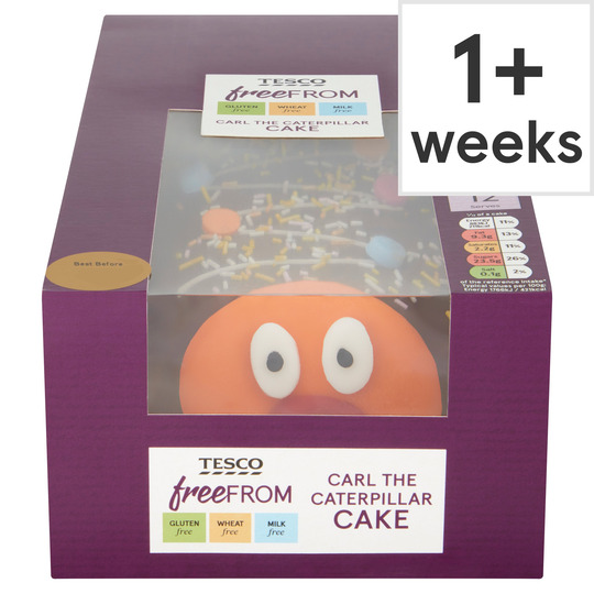 Tesco Free From Carl The Caterpillar Cake - 5054775366033