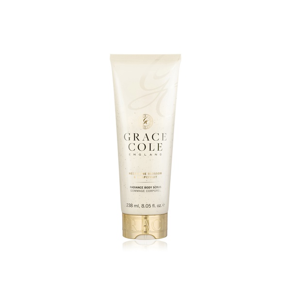 Grace Cole nectarine blossom & grapefruit body scrub 238ml - Waitrose UAE & Partners - 5055443665106