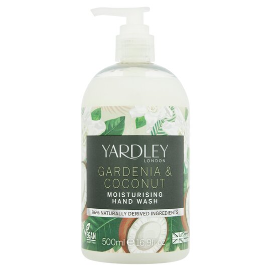 Yardley Gardenia & Coconut Moisturising Hand Wash 500Ml - 5056179303492