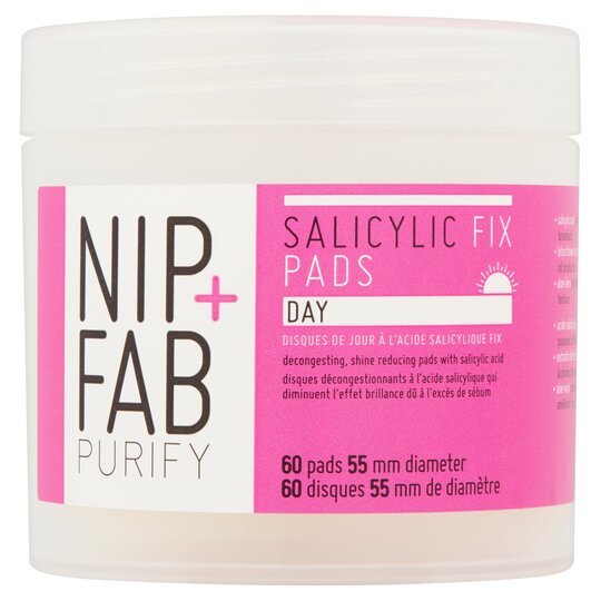 Nip & Fab Salicylic Fix Day Pads 60 Pack - 5056217801133