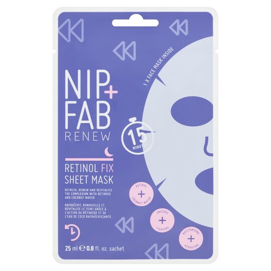 Nip+Fab Retinol Fix Sheet Mask 25Ml - 5056217803168