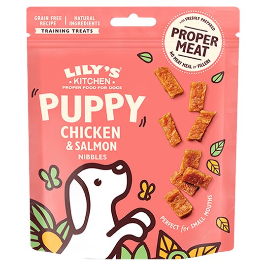 Lily's Kitchen Puppy Chicken & Salmon Nibbles 70G - 5056273602156