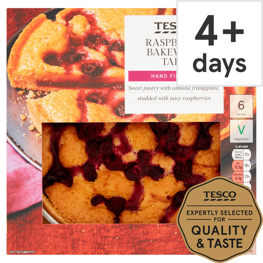 Tesco Raspberry Bakewell Tart 380G - 5057008427181
