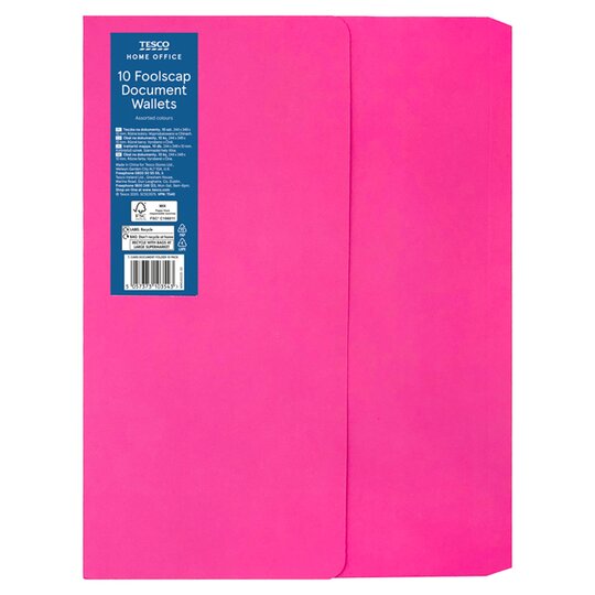 Tesco Card Document Folder 10 Pack - 5057373103543