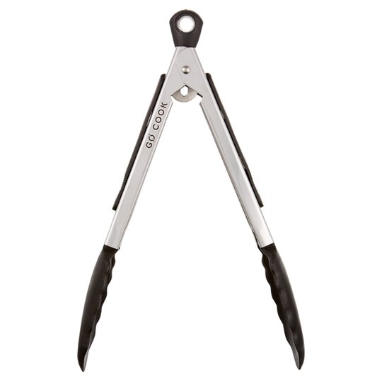 Go Cook Stainless Steel Tongs - 5057373274281
