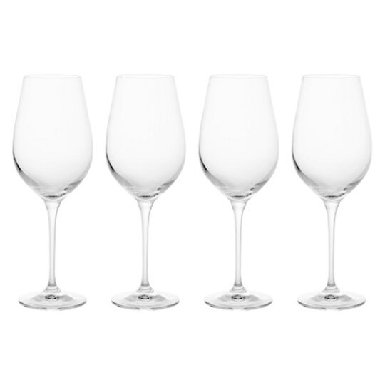 Fox & Ivy White Wine Crystal Glass4pk - 5057373372345