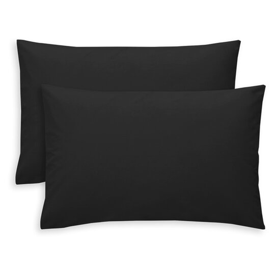 Tesco Black Pillowcase Pair - 5057373533890