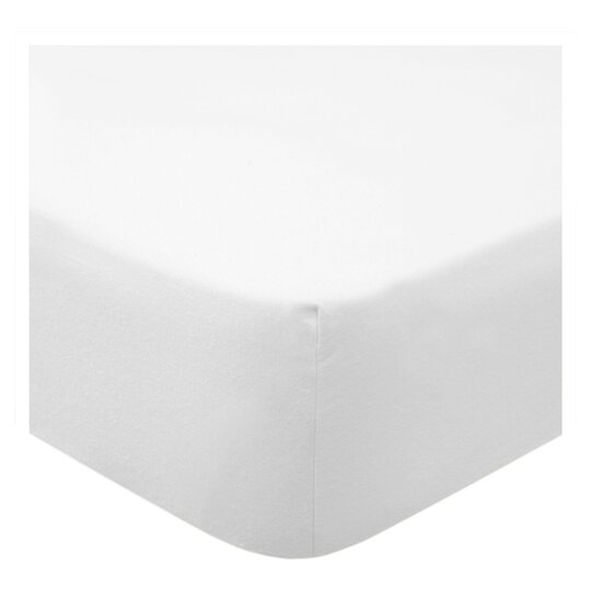 Tesco Fitted Sheet White Single - 5057373535030