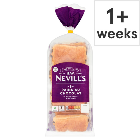 H.W.Nevills Pain Au Chocolat 8 Pack - 5057545890691