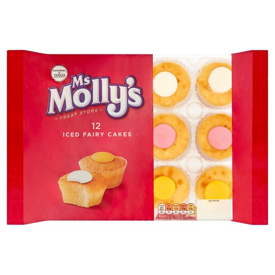Ms Molly's 12 Iced Fairy Cakes - 5057545918241