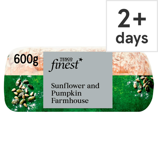 Tesco Finest Sunflower And Pumpkin Loaf 600G - 5057545918777