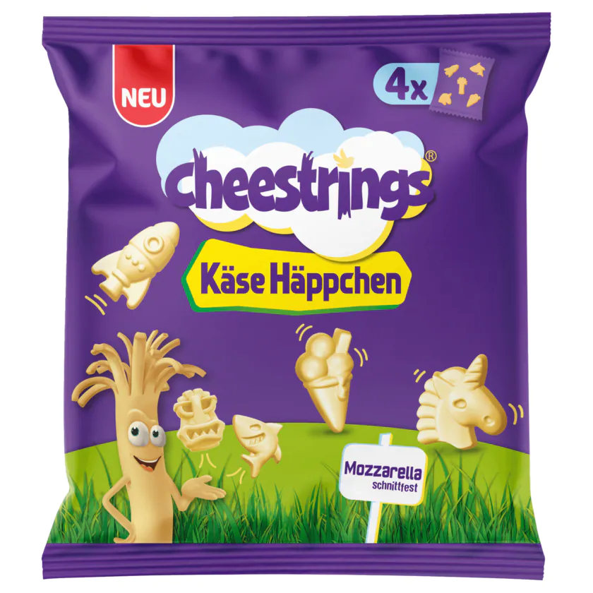 Cheestrings Käsehäppchen 4x18,75g - 5057624656491