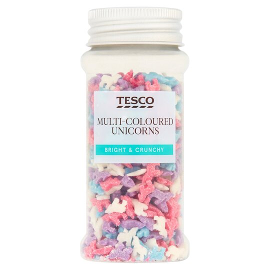 Tesco Multi Colourd Unicorn Sprinkles 45G - 5057753439927