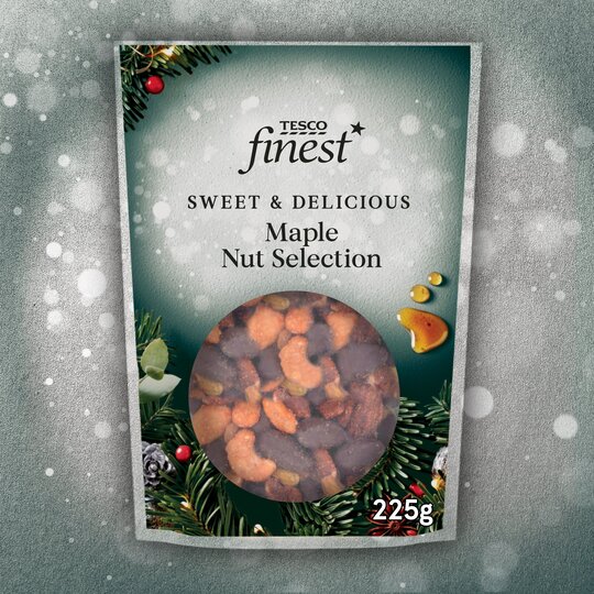 Tesco Finest Maple Nut Selection 225G - 5057753891725