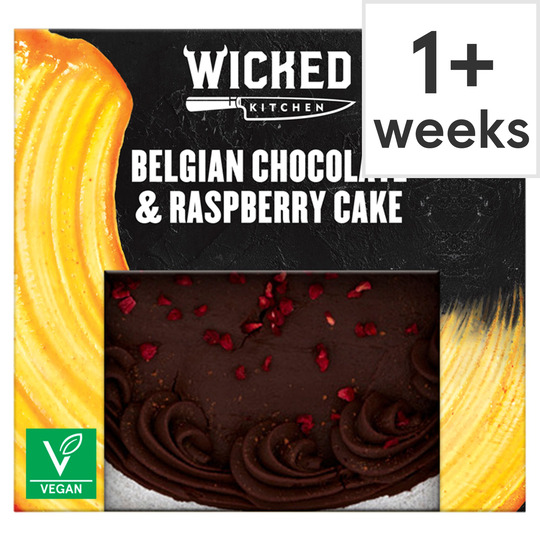 Wicked Kitchen Belgian Chocolate & Raspberry Cake - 5057753900977