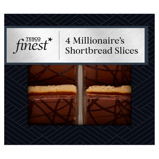 Tesco Finest 4 Millionaire Shortbread Slices - 5057753906146