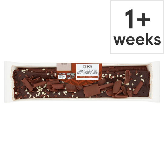 Tesco Chocolate Brownie Bar Cake - 5057753913854