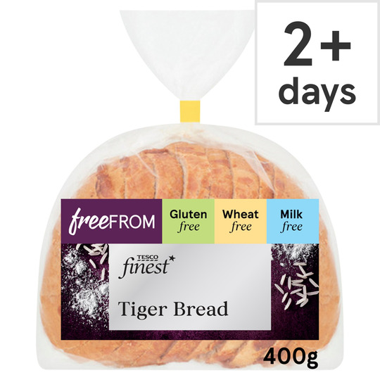 Tesco Finest Free From Tiger Bread 400G - 5057753921057