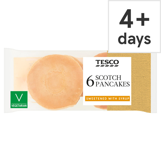 Tesco 6 Scotch Pancakes - 5057753936655