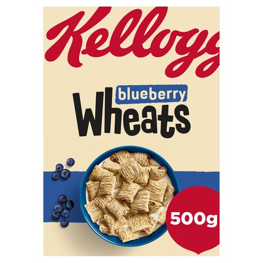 Kellogg's Cereal Wheats Blueberry 500G - 5059319013473