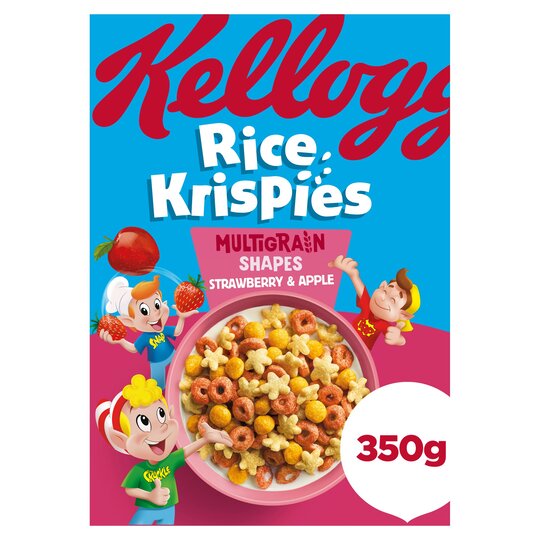 Kellogg's Rice Krispies Multigrain Strawberry &Apple 350G - 5059319013961
