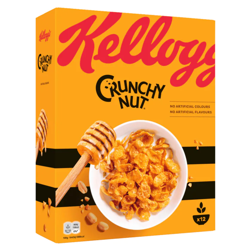 Kellogg's Crunchy Nut knusprige Cerealien 375g - 5059319016818
