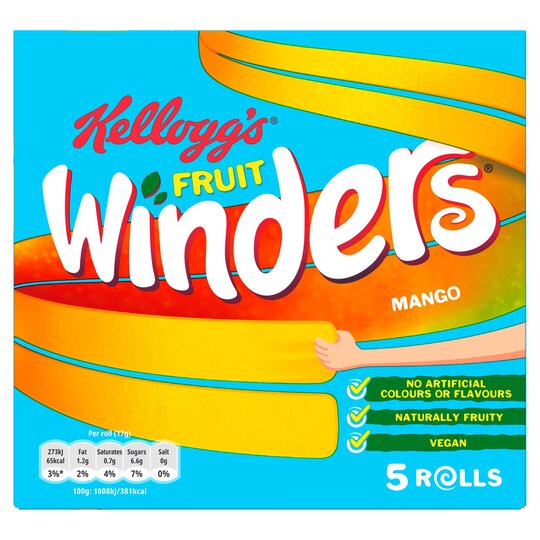 Kellogg's Fruit Winders Mango 5 X 17G - 5059321005121