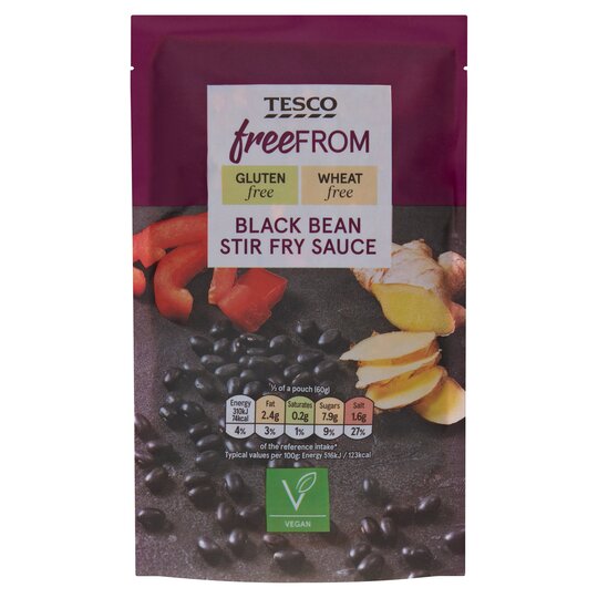 Tesco Free From Black Bean Stir Fry Sauce 120G - 5059512729607