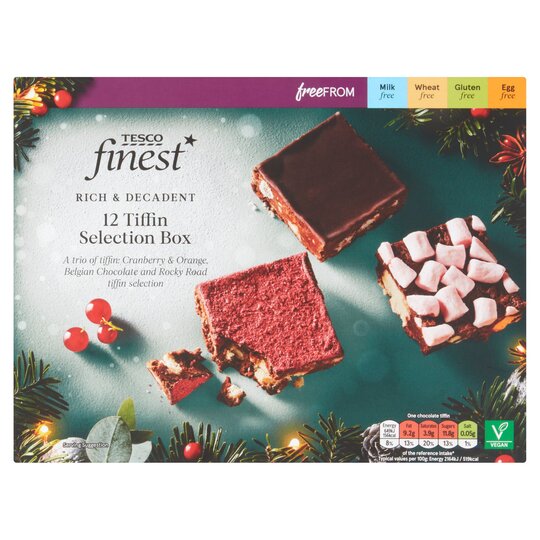Tesco Finest Free From 12 Tiffin Selection Box - 5059697259937