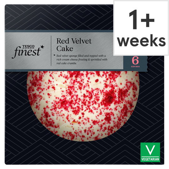Tesco Finest Red Velvet Cake - 5059697386992