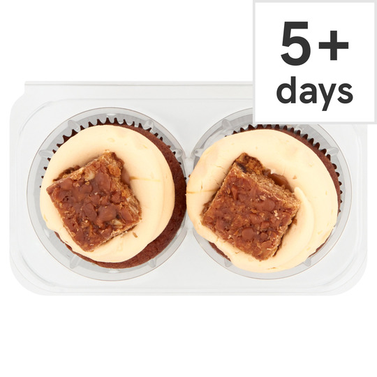 Tesco Finest 2 Sticky Toffee Cupbakes - 5059697680304