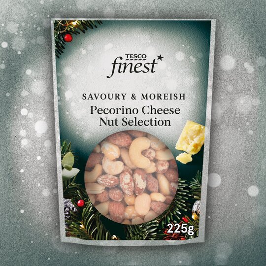 Tesco Finest Pecorino Cheese Nut Selection 225G - 5059697687358