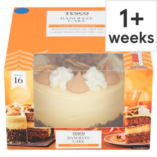 Tesco Banoffee Celebration Cake - 5059697767616