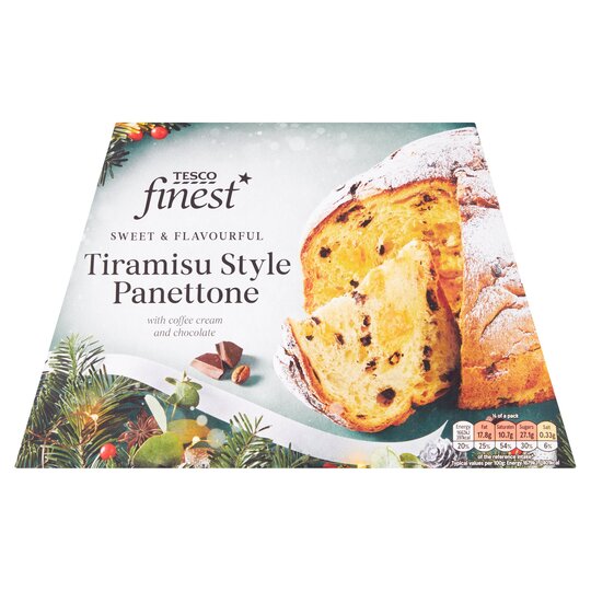 Tesco Finest Tiramisu Style Panettone 790G - 5059697774379