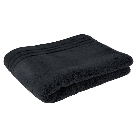 Fox & Ivy Hygro Tencel Bath Towel Charcoal - 5059944653624