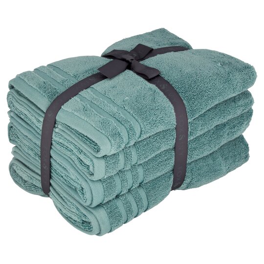 Fox & Ivy 4Pce Hygro Tencel Towel Bale Ice Blue - 5059944653693