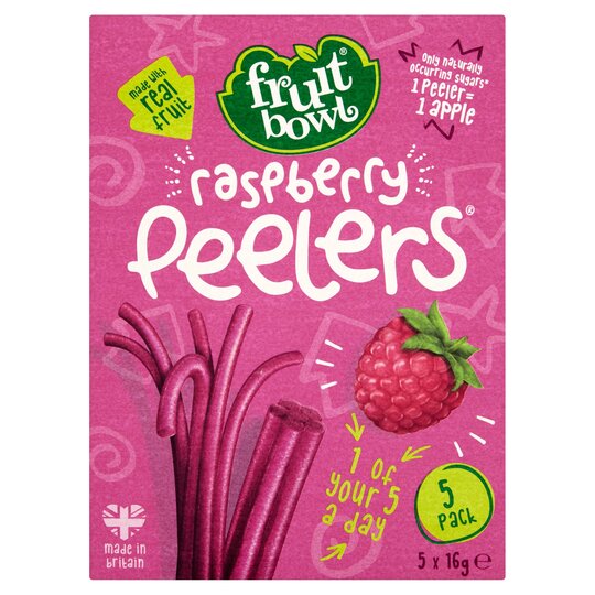 Fruit Bowl Raspberry Peelers 5X16g - 5060011816132