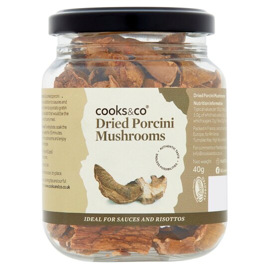 Cooks & Co Dried Porcini Mushrooms 40G - 5060016800860