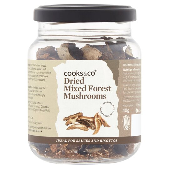 Cooks & Co Dried Mixed Forest Mushrooms 40G - 5060016800877