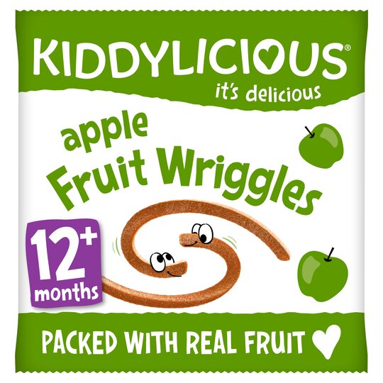 Kiddylicious Apple Fruit Wriggles 12G - 5060040253038